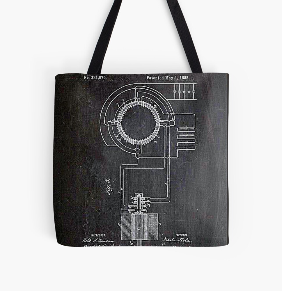 System Of Electrical Distribution Nikola Tesla BY CALLISC Backpack