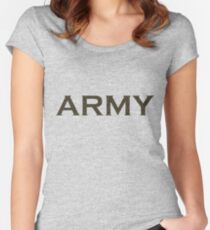 ARMY Women's Fitted Scoop T-Shirt