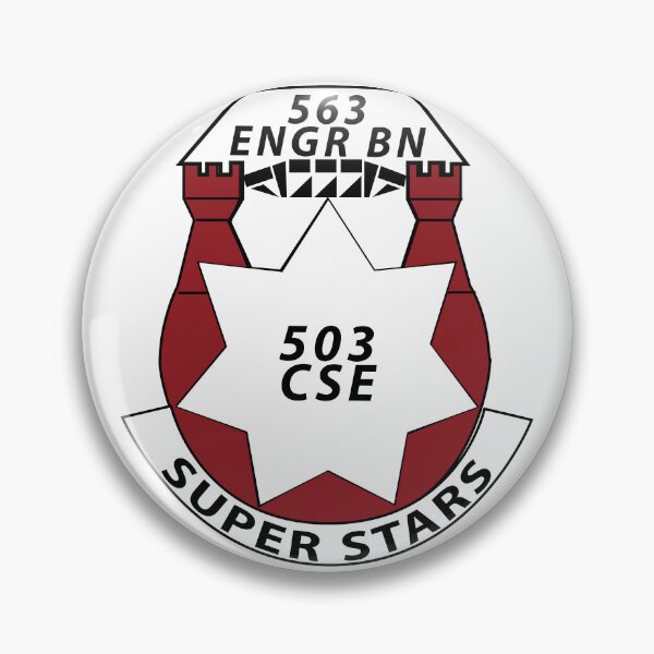 Artikelvorschau, Armee - 563. Pionierbataillon - DUI mit SSI ohne Txt X 300 entworfen und verkauft von Military Insignia Products.
