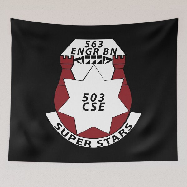 Item preview, Army  - 563rd Engineer Battalion - DUI w SSI wo Txt X 300 designed and sold by Military Insignia Products.