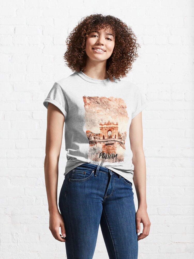 Potsdam Germany city watercolor Classic T-Shirt