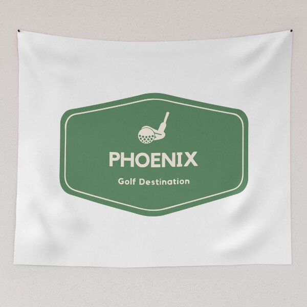 Item preview, Phoenix in Arizona, United States - Golf Course Travel Destination Logo designed and sold by Vintage-TM.