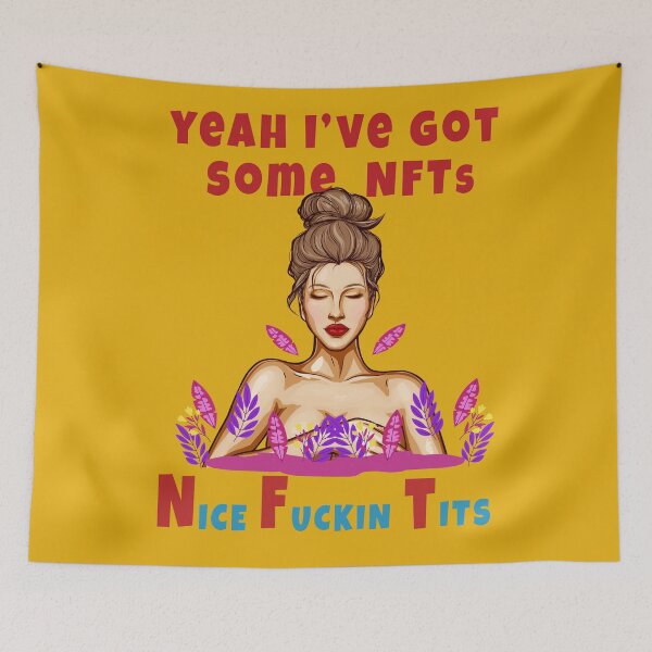 Item preview,  YEAH I'VE GOT SOME NICE FUCKING TITS designed and sold by Feline Rockstars.