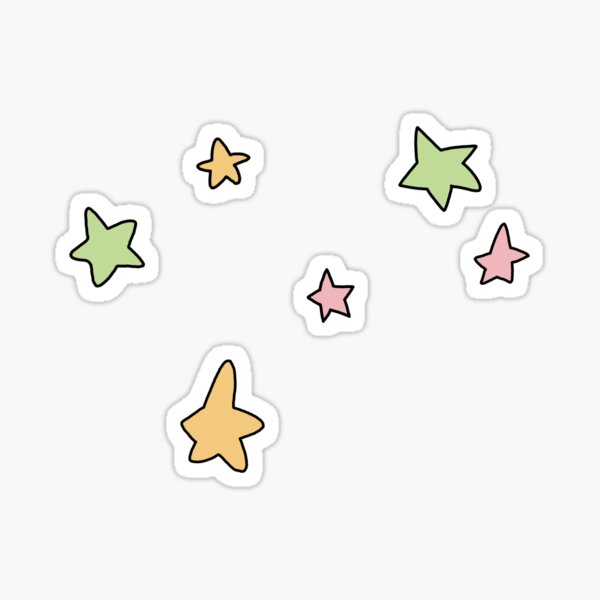 Vista previa del artículo con la obra «Estrellas rompecorazones», diseñado y vendido por Lotte-h.