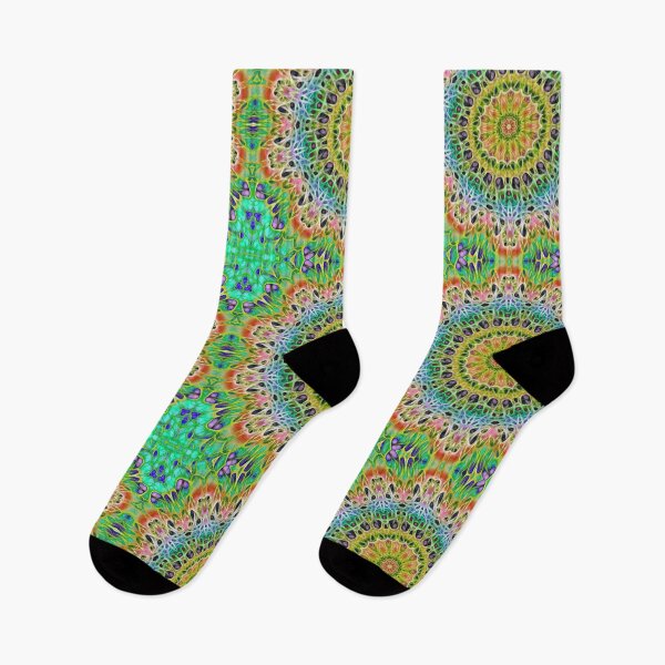 Item preview, Green Lace Kaleidoscope designed and sold by bloomingvine.