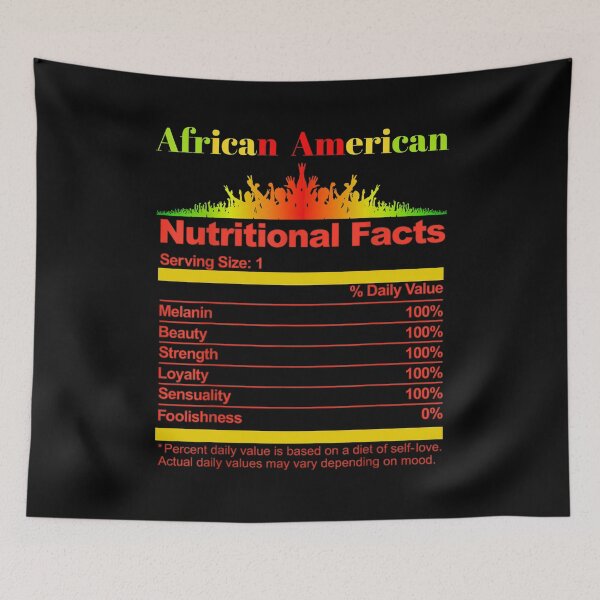 Item preview, AFRICAN AMERICAN NUTRITIONAL FACT JUNETEENTH FREEDOM DAY designed and sold by lukas69graphic.