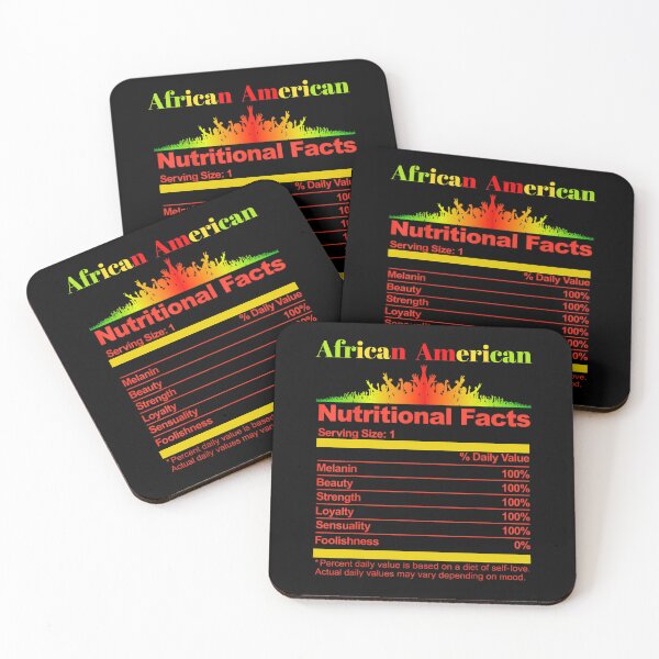 Item preview, AFRICAN AMERICAN NUTRITIONAL FACT JUNETEENTH FREEDOM DAY designed and sold by lukas69graphic.