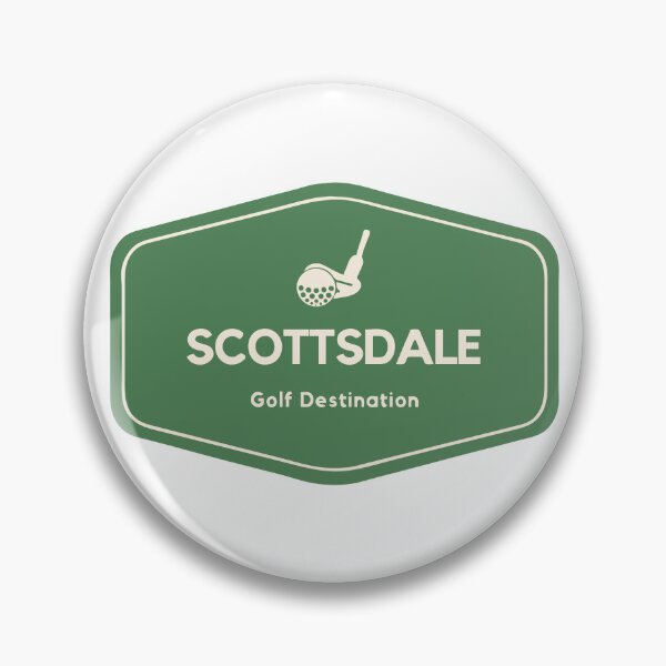 Item preview, Scottsdale in Arizona, United States - Golf Course Travel Destination Logo designed and sold by Vintage-TM.