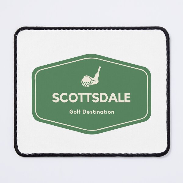 Item preview, Scottsdale in Arizona, United States - Golf Course Travel Destination Logo designed and sold by Vintage-TM.