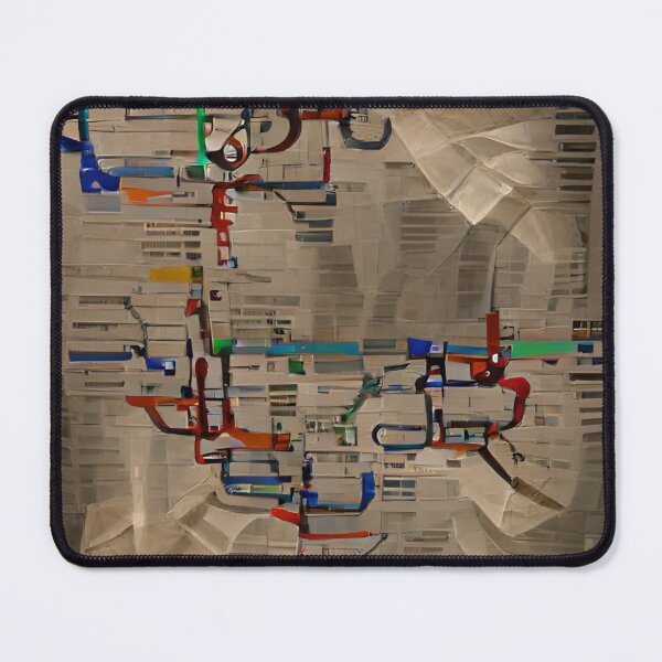 Item preview, Metro Map | Artificial Inteligence Generated Art designed and sold by AllAboutAI.