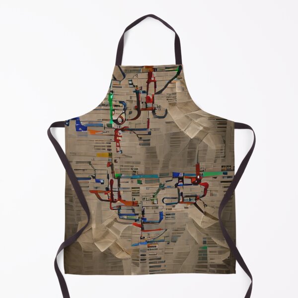 Item preview, Metro Map | Artificial Inteligence Generated Art designed and sold by AllAboutAI.