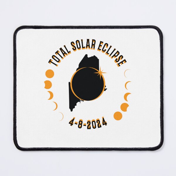 Item preview, Maine Total Solar Eclipse Path 2024 Eclipse Souvenir designed and sold by The Junto Shop.