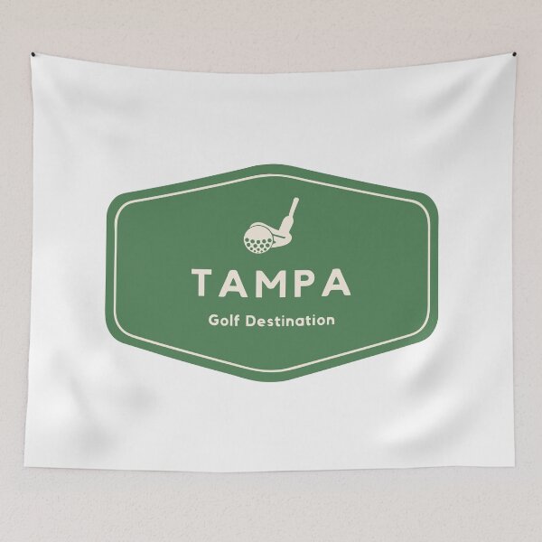 Item preview, Tampa in Florida, United States - Golf Course Travel Destination Logo designed and sold by Vintage-TM.