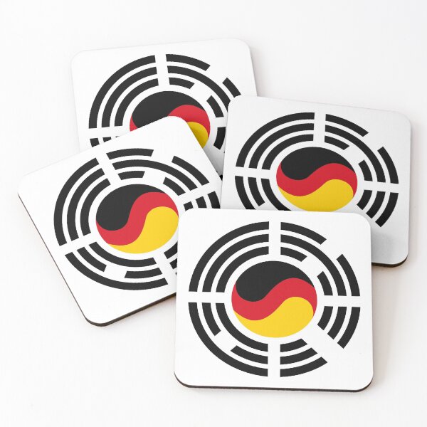 Item preview, Korean German Multinational Patriot Flag Series designed and sold by Carbon-Fibre Media.