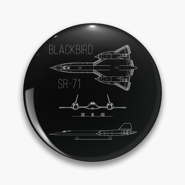 Item preview, SR-71 Blackbird US Military Aircraft Blueprint #2222 designed and sold by Rare-Militia.