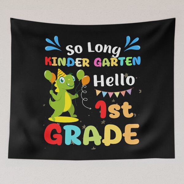 Item preview, So Long Kindersgarten Grade Hello 1st Grade School Hello Summer Break designed and sold by JoshBulky.