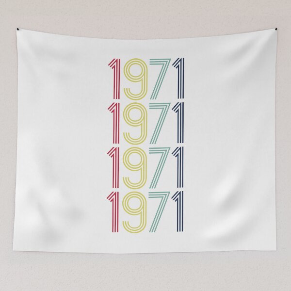 Item preview, 51th birthday retro vintage born in 1971 designed and sold by Mansn.