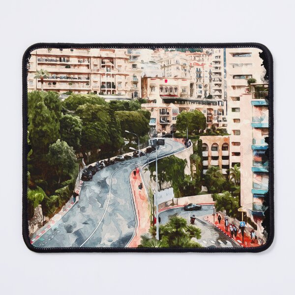Item preview, Monaco Europe city watercolor designed and sold by chrlalexandru.