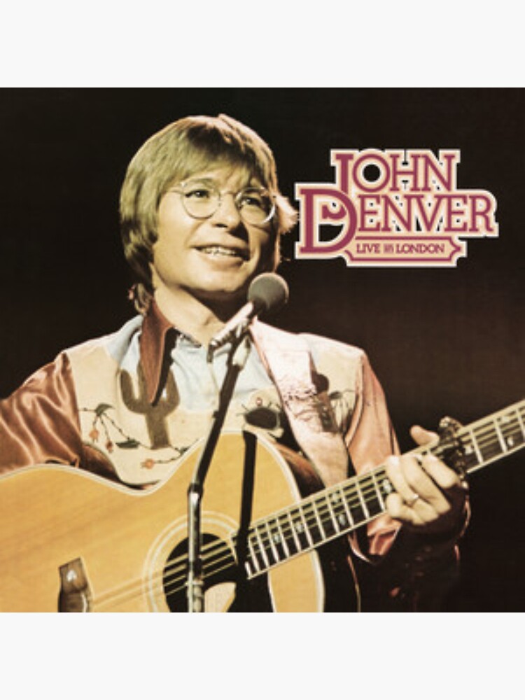 "John Denver " Sticker for Sale by OsageCityArts Redbubble