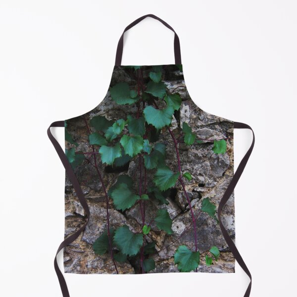 Item preview, Ancient Stone Garden Cobblestone Wall and Vines designed and sold by worldways.