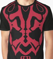 Darth Maul Organic Shapes Graphic T-Shirt