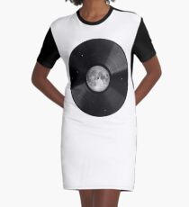Moon song Graphic T-Shirt Dress