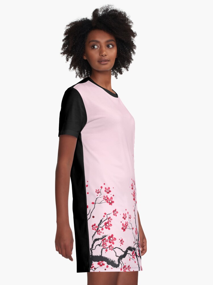 Alternate view of Cherry Blossom Graphic T-Shirt Dress