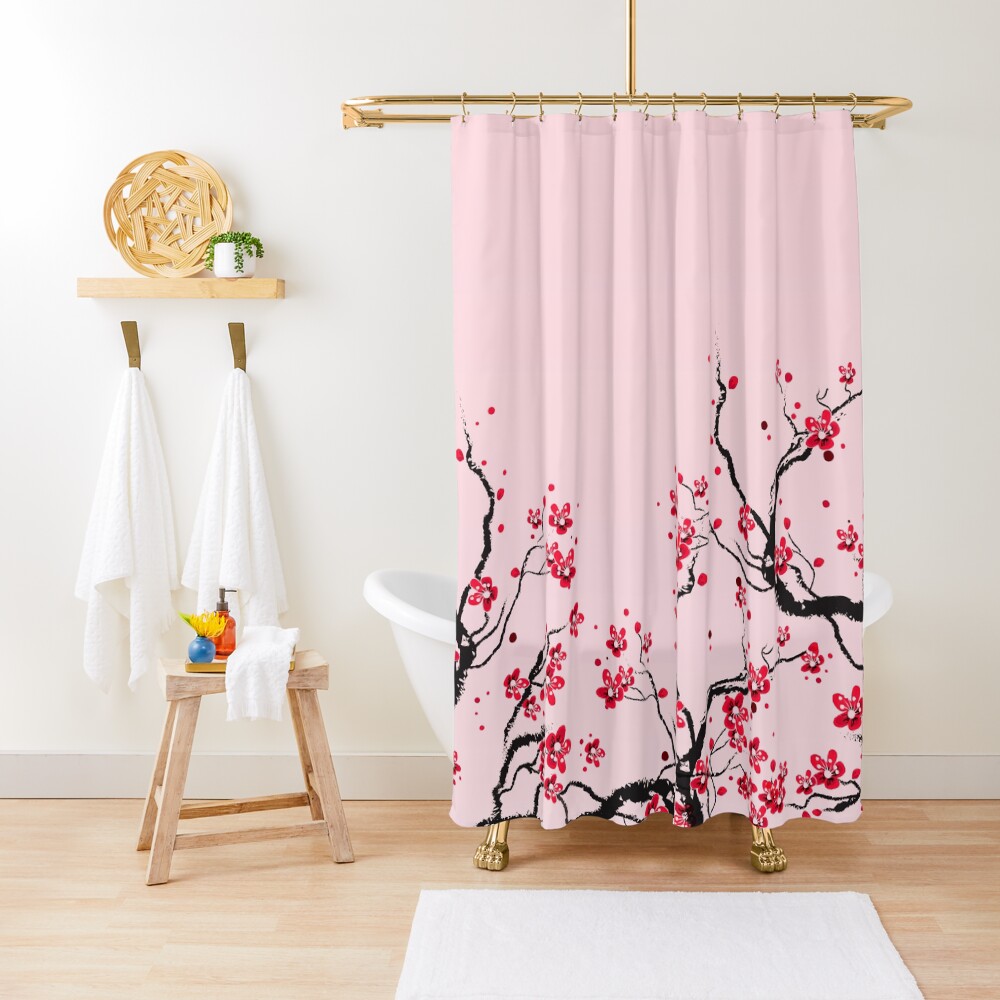 Cherry Blossom Shower Curtain
