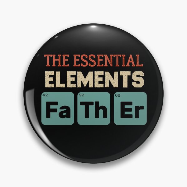 Item preview, Father The Essential Elements - Vintage father's day chemistry Science Dad designed and sold by Raiko-art.