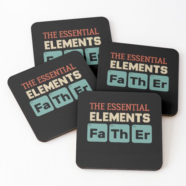 Item preview, Father The Essential Elements - Vintage father's day chemistry Science Dad designed and sold by Raiko-art.