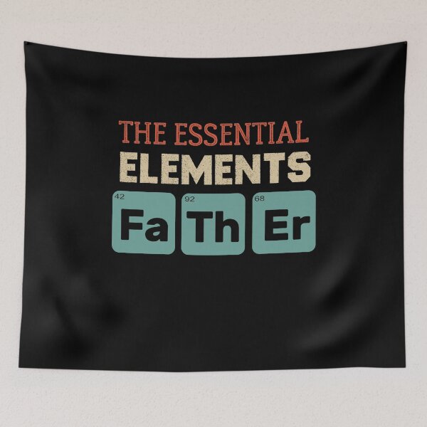 Item preview, Father The Essential Elements - Vintage father's day chemistry Science Dad designed and sold by Raiko-art.
