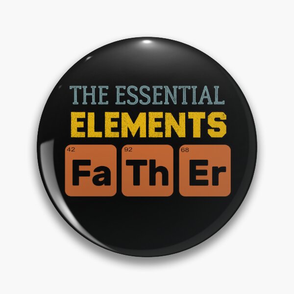 Item preview, Father The Essential Elements - Vintage father's day chemistry Science Dad designed and sold by Raiko-art.