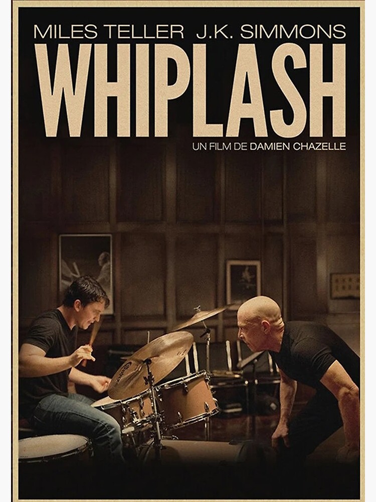 Disover Minimalis Whiplash Movie Poster Premium Matte Vertical Poster