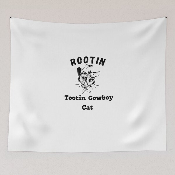 Item preview, Rootin Tootin Cowboy Cat designed and sold by yassminishop.