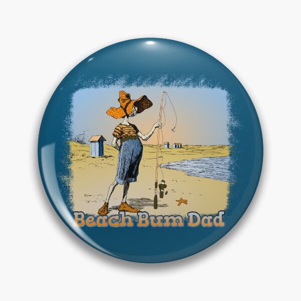 Item preview, Beach Bum Dad with fishing pole designed and sold by Glenn Mueller.