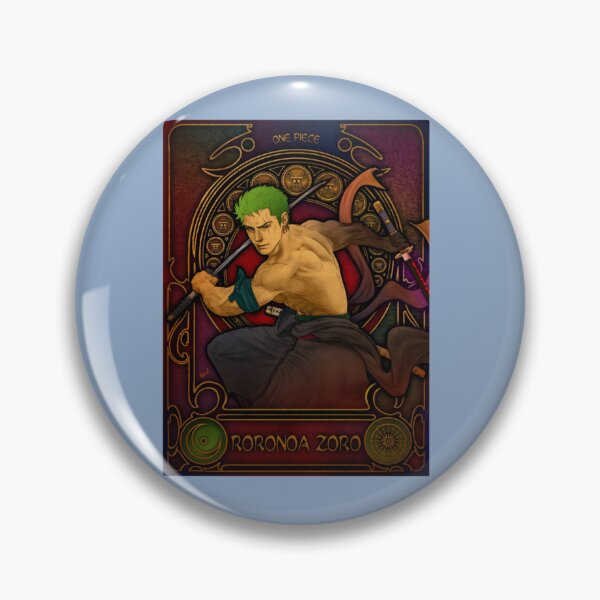 Item preview, FANART Zoro from One Piece in Art Nouveau style designed and sold by LunaMosciski.