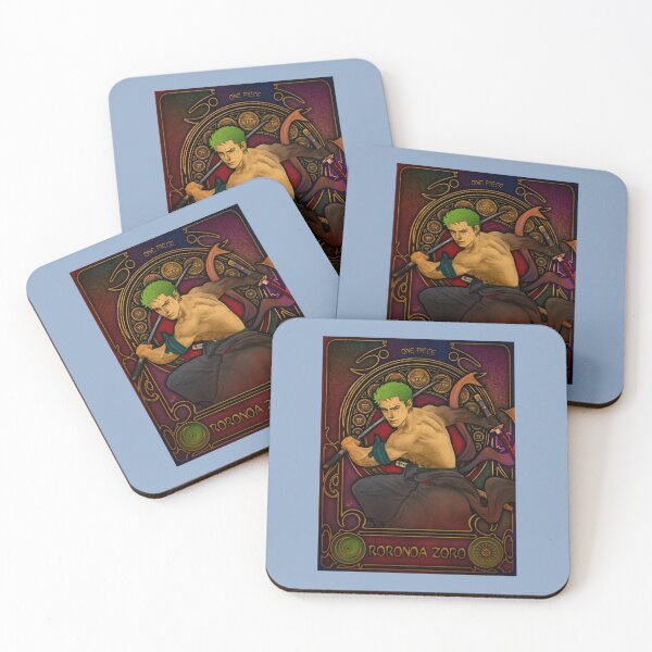 Item preview, FANART Zoro from One Piece in Art Nouveau style designed and sold by LunaMosciski.