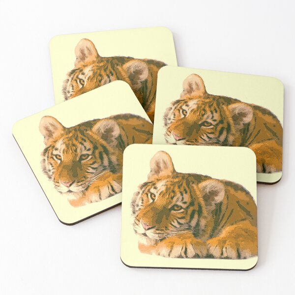 Item preview, Tiger Сolor print designed and sold by artdragongift 15.