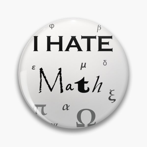 Item preview, I hate math Classic T-Shirt designed and sold by AlbrechtJakob.