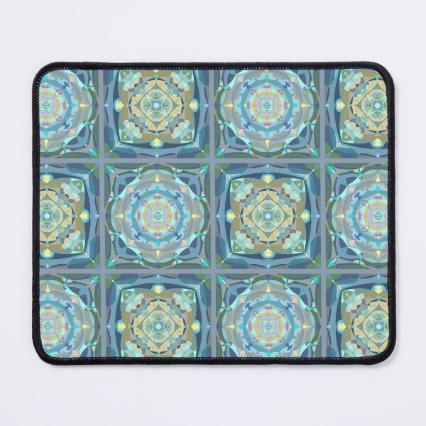 Item preview, Geometrical Mandala Pattern (Dark Green Tone) designed and sold by IdinDesignShop.