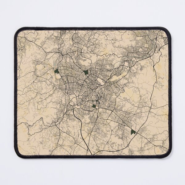 Item preview, Amman City Map Jordan - Vintage designed and sold by deMAP.