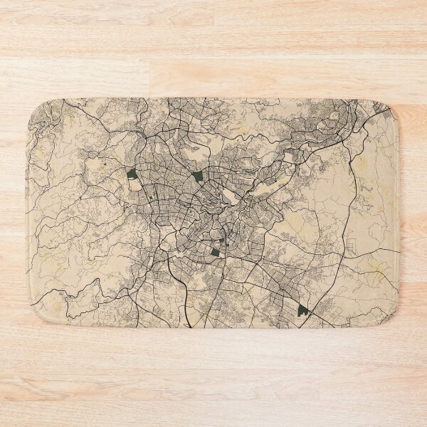 Item preview, Amman City Map Jordan - Vintage designed and sold by deMAP.