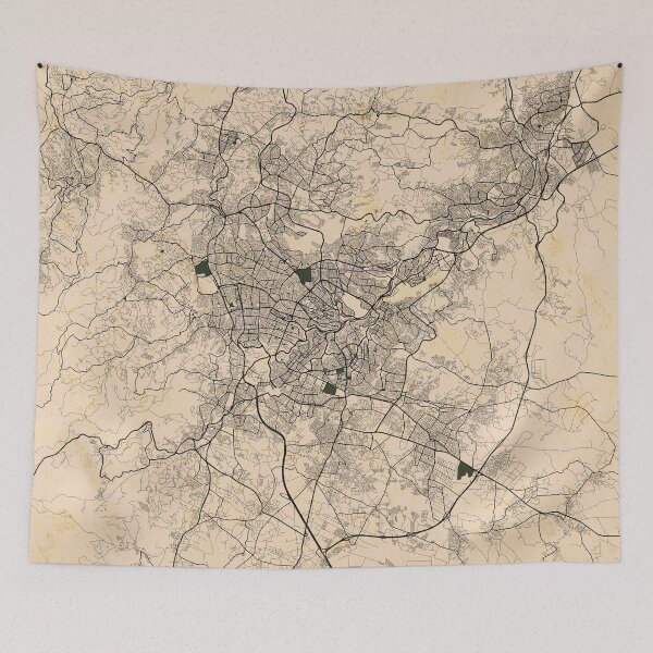 Item preview, Amman City Map Jordan - Vintage designed and sold by deMAP.