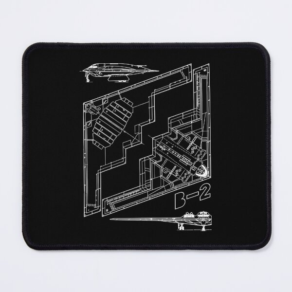 Item preview, B-2 Spirit Stealth Bomber US Military Aircraft Blueprint #2224 designed and sold by Rare-Militia.