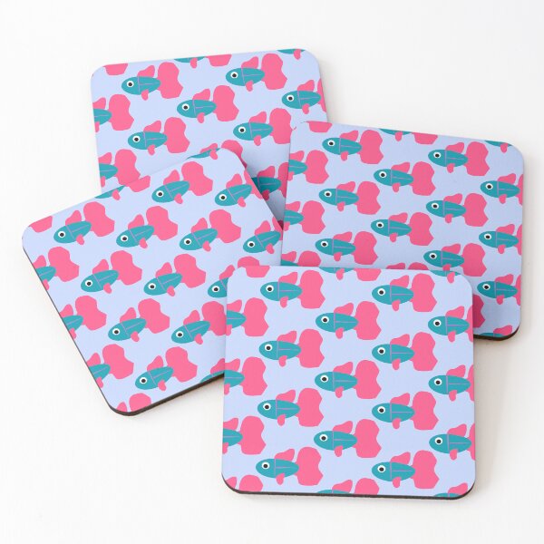 Item preview, Fighting Fish Pattern designed and sold by bunhuggerdesign.