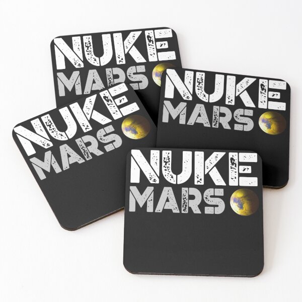 Item preview, Nuke Mars Funny Mars Man Design For Astronomy Lovers designed and sold by SereneSouls.