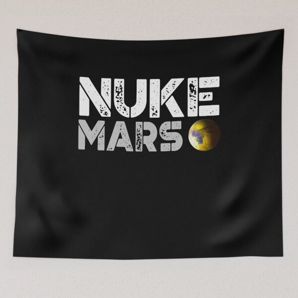 Item preview, Nuke Mars Funny Mars Man Design For Astronomy Lovers designed and sold by SereneSouls.