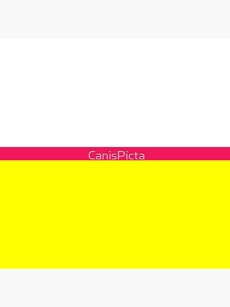 Thumbnail 3 of 3, Sticker, Bright Modern Color Block - Vibrant Neon Fluorescent Hot Pink Yellow White designed and sold by CanisPicta.