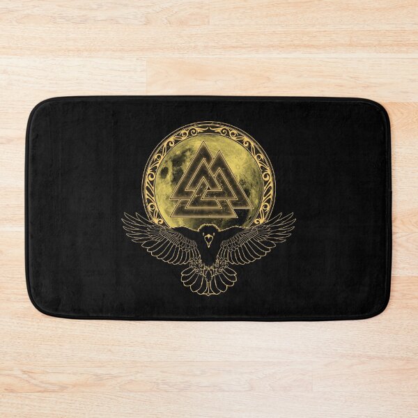 Item preview, Raven Valknut full moon designed and sold by NicGrayGraphic.