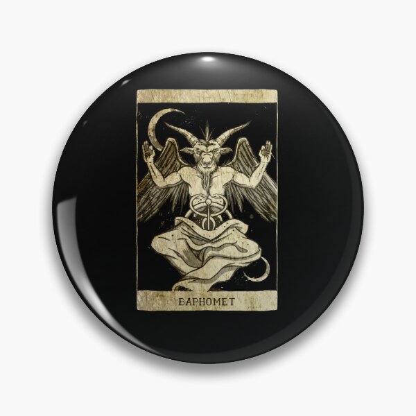 Item preview, Baphomet Satan Occult Dark Art Evil 666 Vintage Distressed designed and sold by SereneSouls.